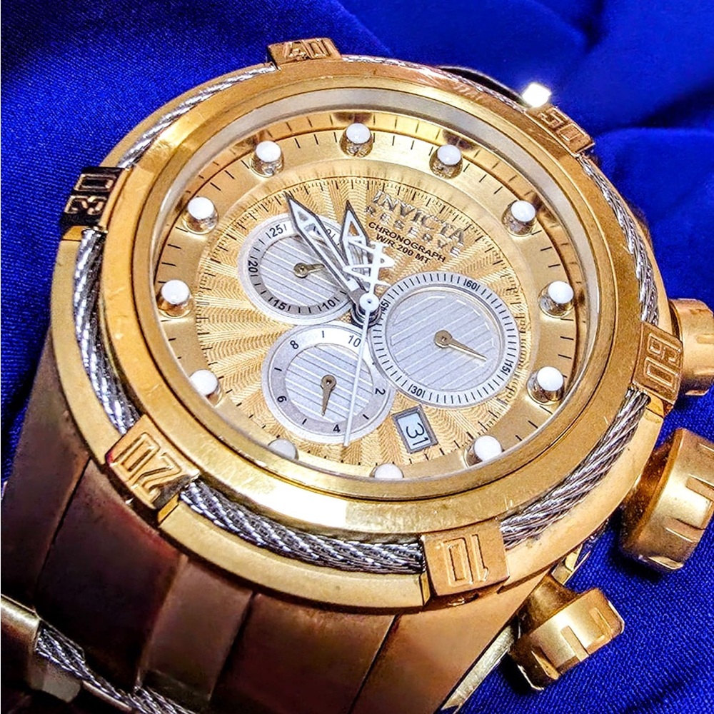 Invicta Reserve Bolt Zeus Swiss Made 53mm Mens Watch EUC
